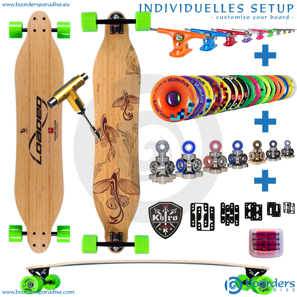169,90¤ new LOADED VANGUARD Longboard Deck with Individuel Setup